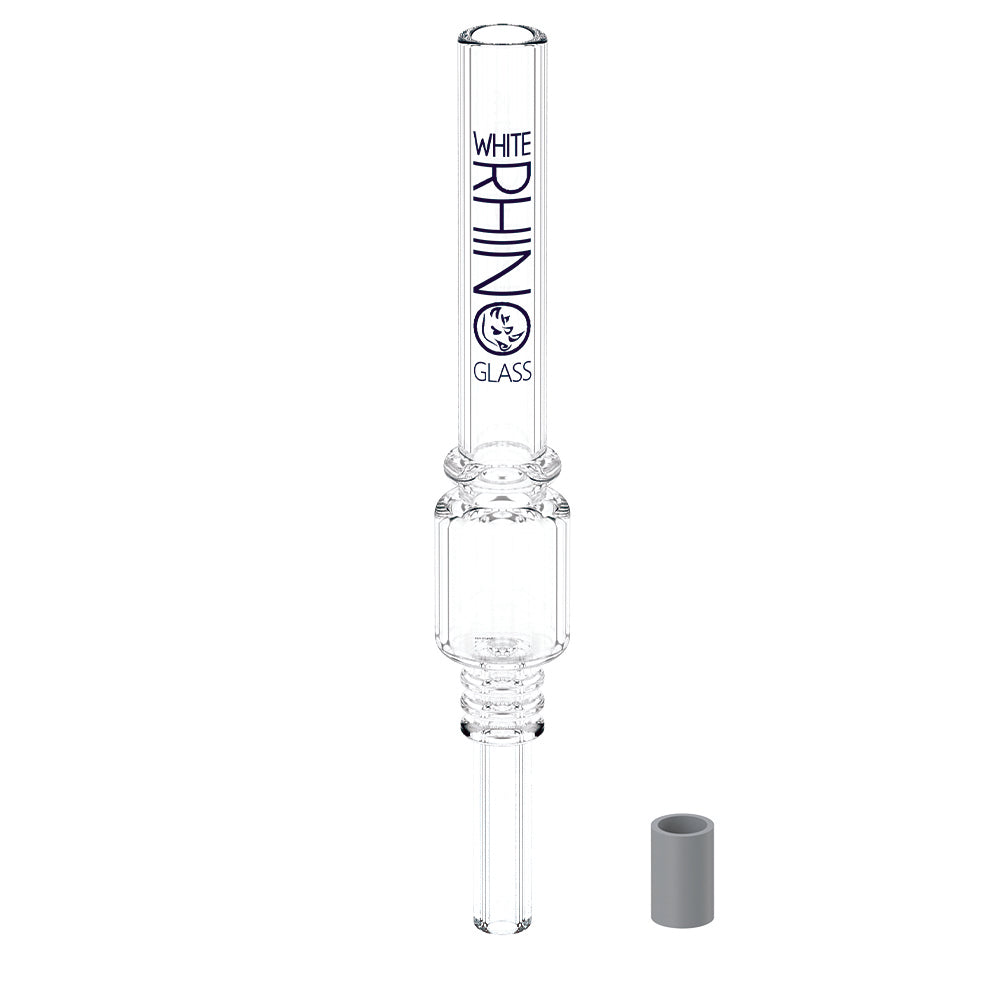 P. White Rhino(OC) Nukul正規タグ付 Glass Dab Straw | White Rhino Nectar Collector – White Rhino Products
