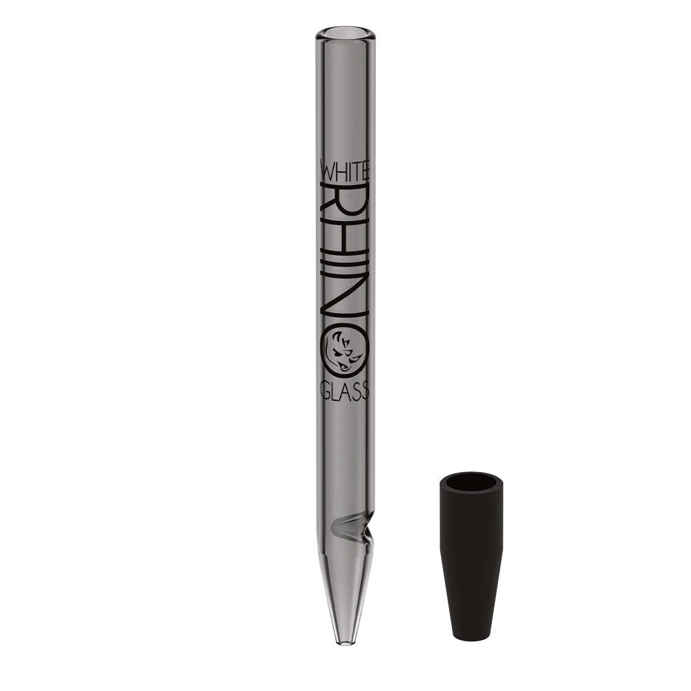 Smoked Pyrex V1 Glass Straw Nectar Collector – White Rhino Products