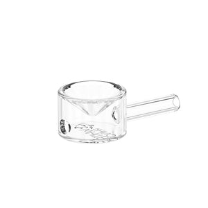 glass bowl and dab straw glass