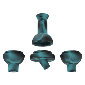 dab cap that has three options - spinner dab cap, directional dab cap and bubble dab cap