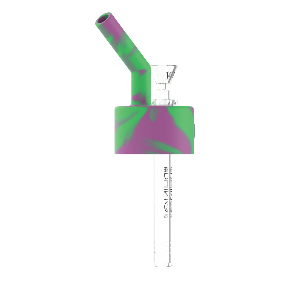 Pop Top Waterpipe Adaptor - Pink Green