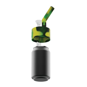 Pop Top Waterpipe Adaptor - Green Black
