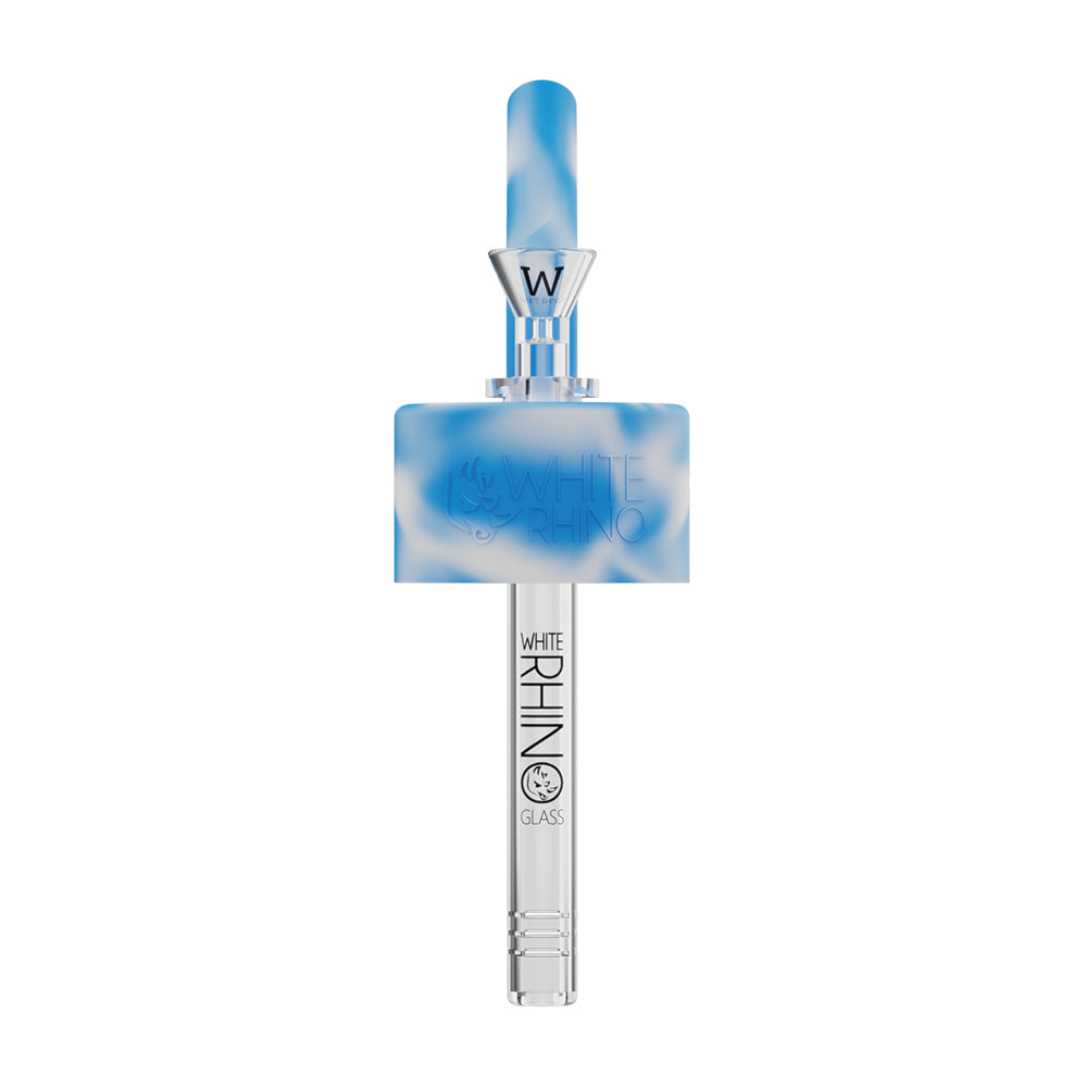 Pop Top Waterpipe Adaptor - Blue White