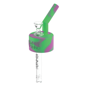 Pop Top Waterpipe Adaptor - Pink Green