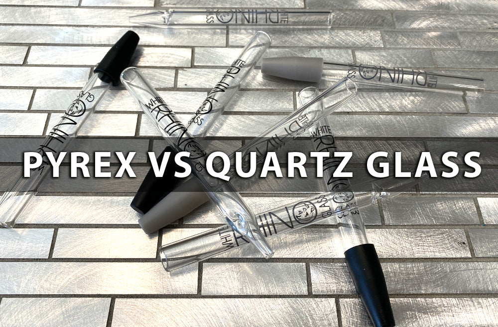 Pyrex Vs Quartz Glass Straw. What's the difference? White Rhino Products