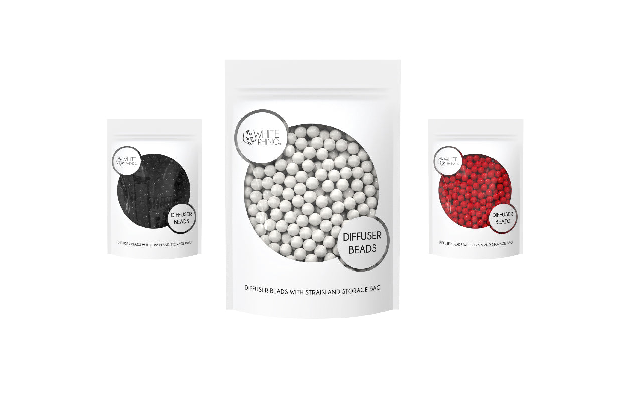 Shop Diffuser Beads with Strain & Storage Bag – White Rhino Products