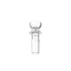 Glass 14mm dry herb bowl that fits the EZ Clean Pylon water pipe