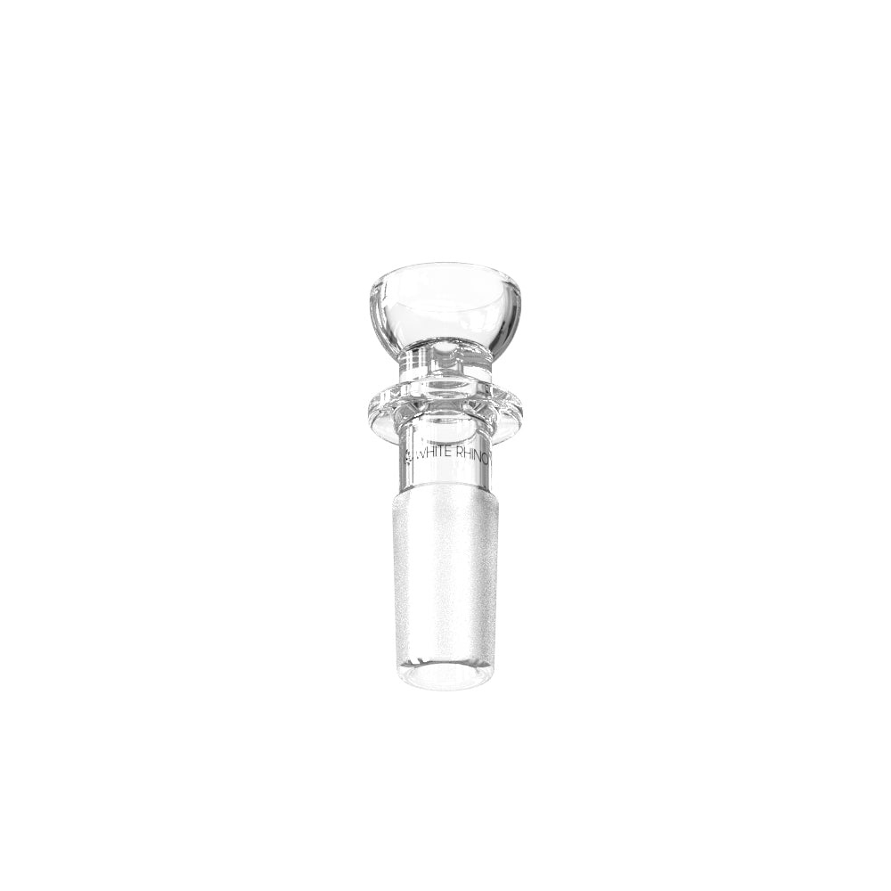 Glass 14mm dry herb bowl that fits the EZ Clean Pylon water pipe