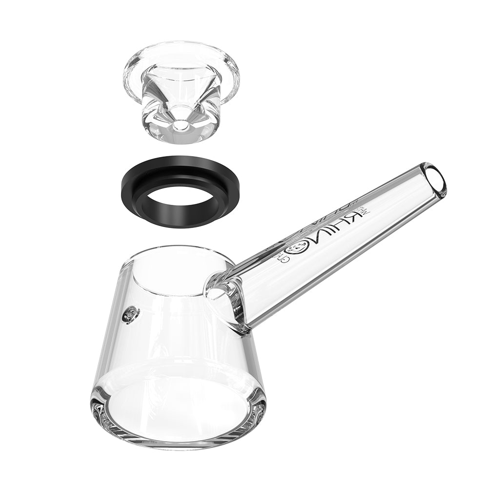 EZ Clean Handpipe V1 hand pipe showing removable glass bowl and side carb