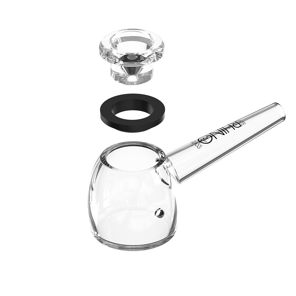 EZ Clean Handpipe V2 | Easy to Clean Glass Hand Pipe – White Rhino