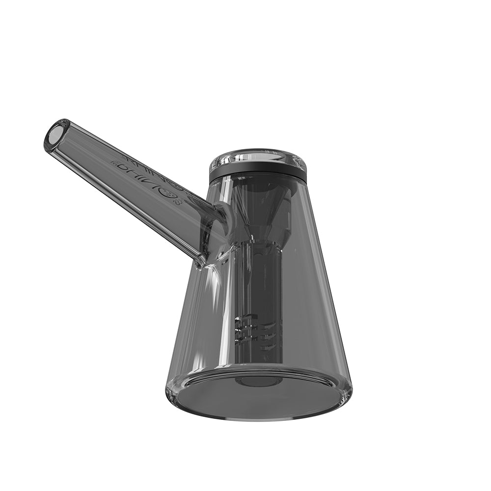 Smoked water bubbler pipe up view – White Rhino EZ Clean 2nd Edition V1