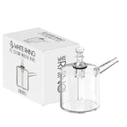 White Rhino EZ Clean Barrel water pipe, wide body glass chamber and diffuser downstem