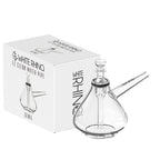 White Rhino EZ Clean Genie water pipe, lamp shaped glass chamber and diffuser downstem
