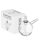 White Rhino EZ Clean Orb water pipe, round glass chamber and diffuser downstem
