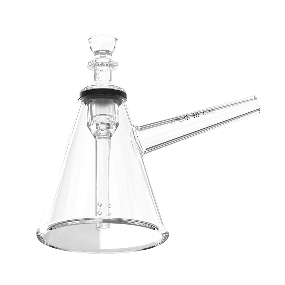 Pylon glass water pipe showing the bowl, black silicone grommet and mouthpiece