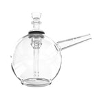 Orb glass water pipe showing the bowl, black silicone grommet and mouthpiece