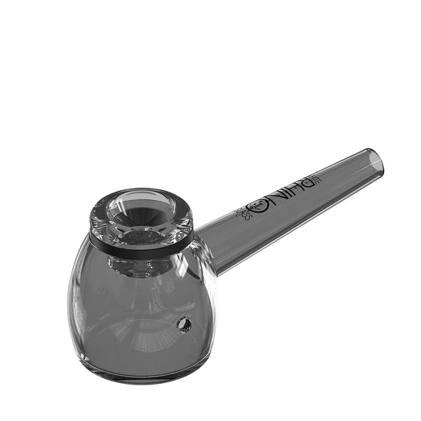 EZ Clean Glass Hand Pipe - Smoked - V2