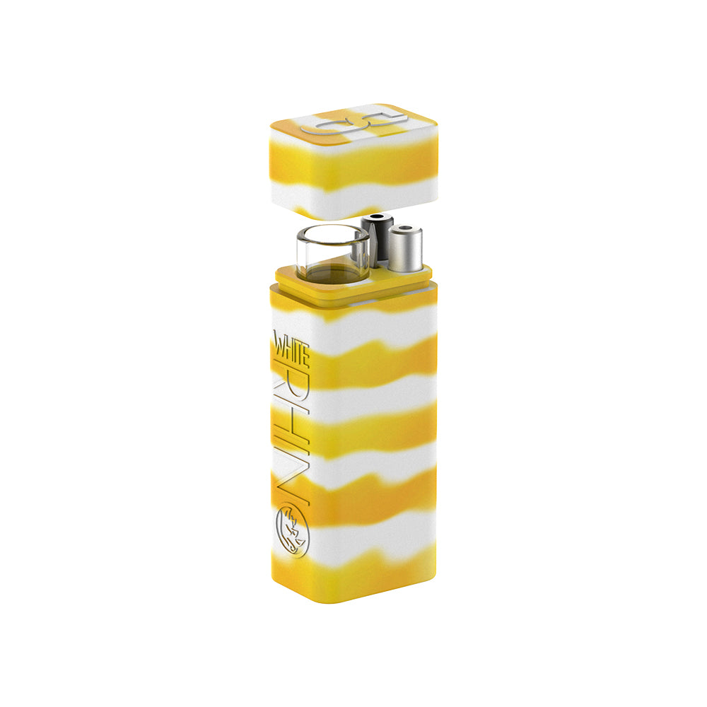 Silicone Dugout Glow Yellow White