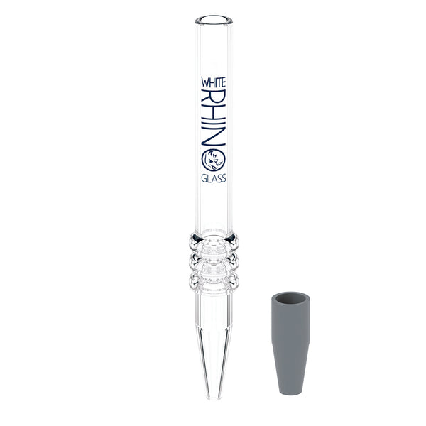 Quartz Glass Dab Straw | Dab Straws Glass – White Rhino Products