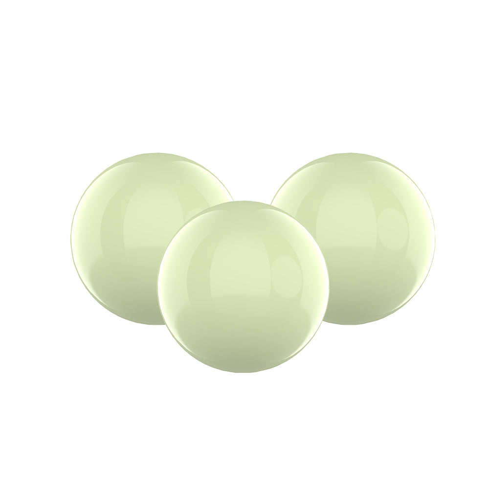4mm Glow in the Dark Terp Pearl - Illuminate Your Dabbing – White