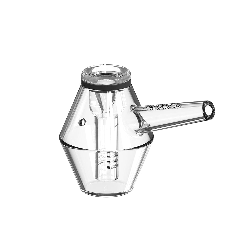 EZ Clean Mini Bubbler | Glass Bubbler Pipe & Water Bubbler – White