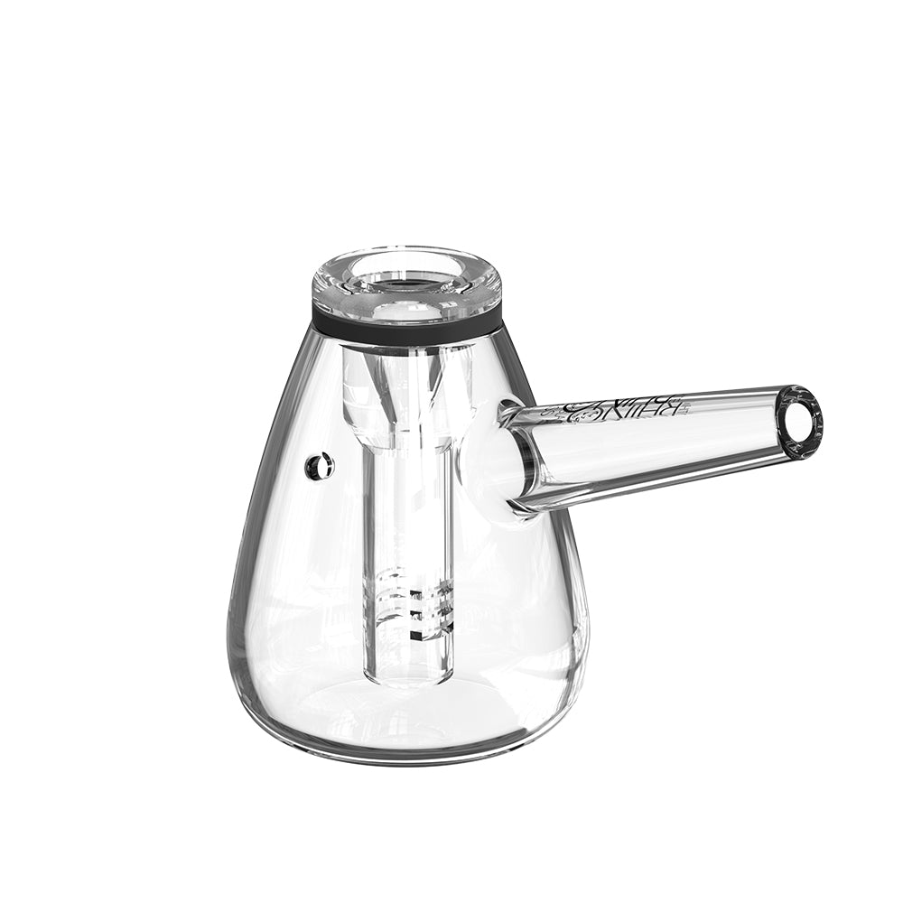 Glass water bubbler featuring diffuser slits for smoother draws