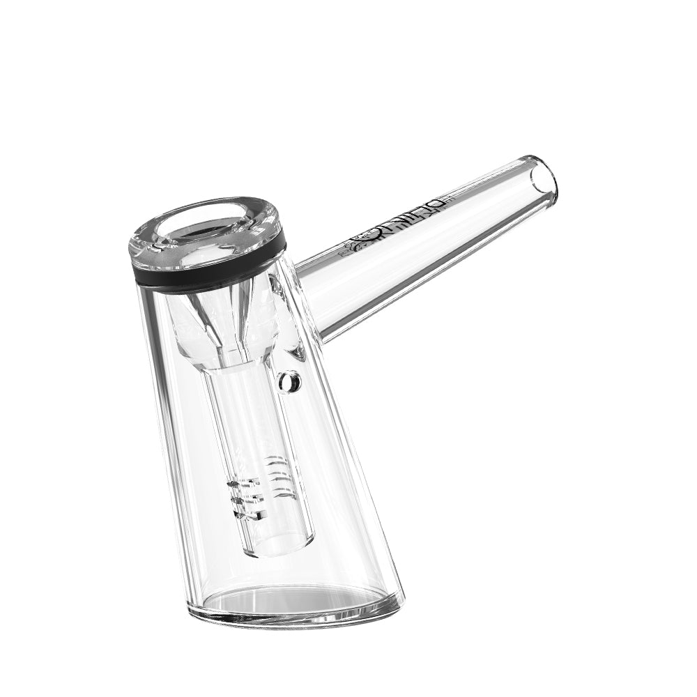 Hammer style glass water bubbler