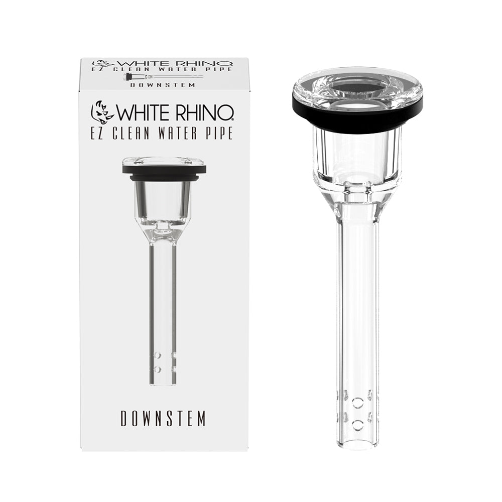 EZ Clean water pipe downstem and black silicone grommet set from White Rhino