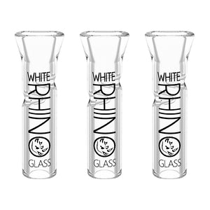 White Rhino 9MM Flat Glass Tips