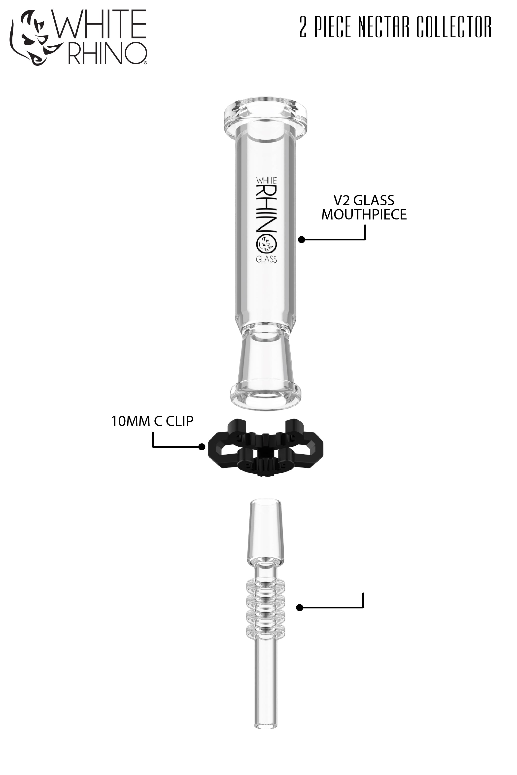 3 Piece Terp Slurper Set – White Rhino Products