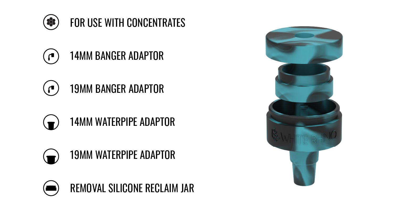 Reclaim It - Turquoise Black