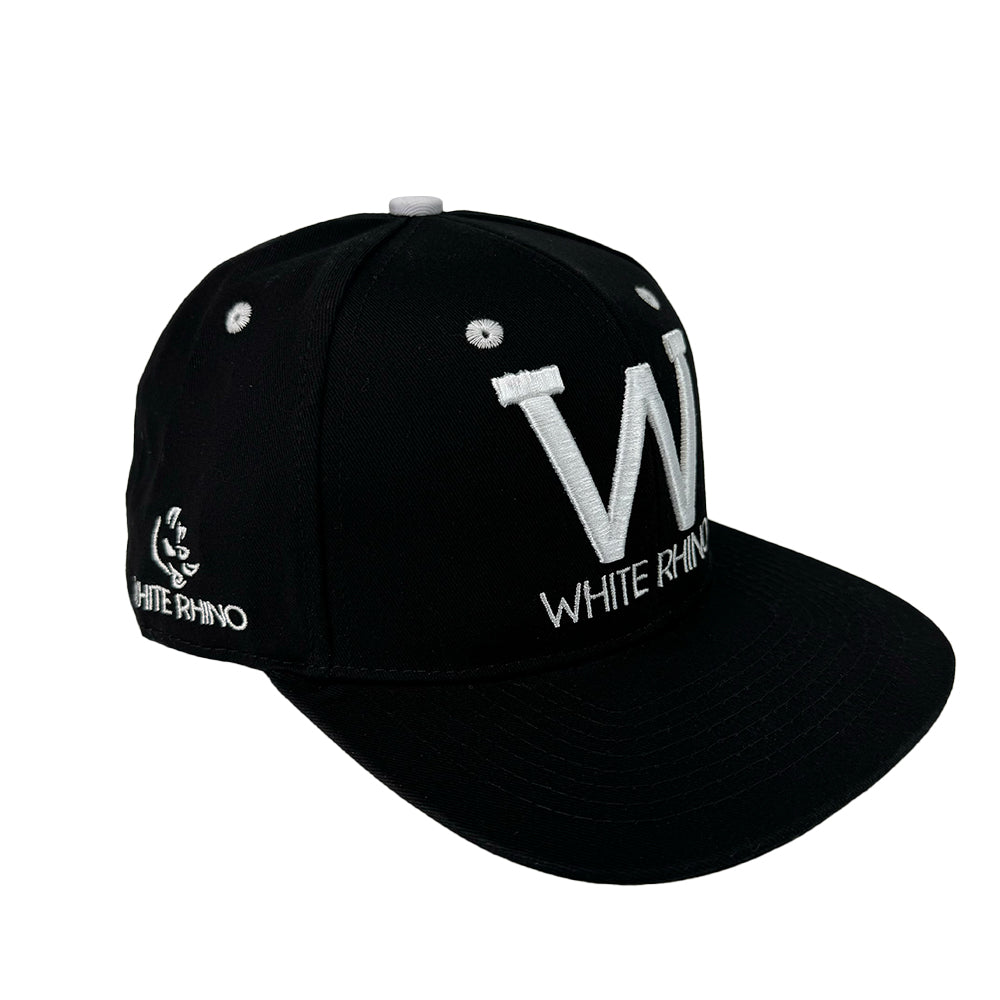 White Rhino Snapback Hat