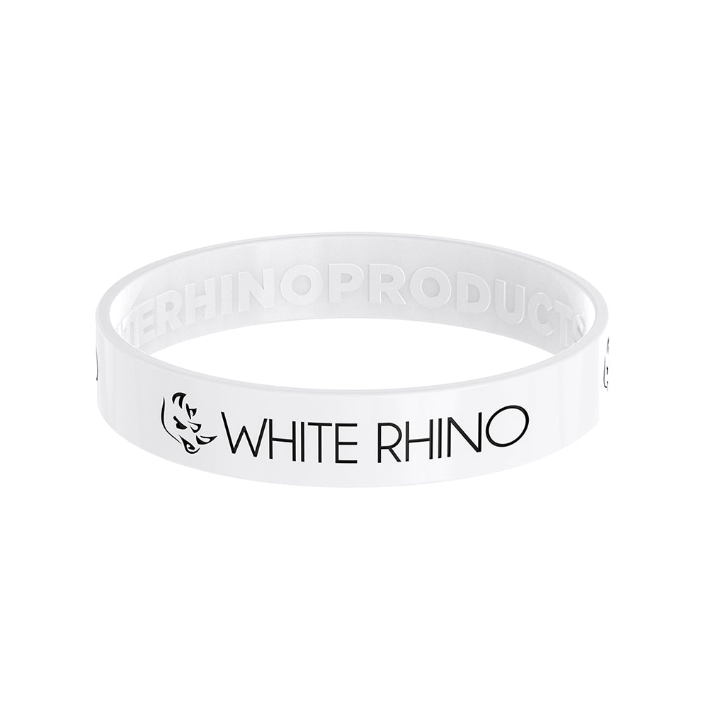 White Rhino Wrist Band