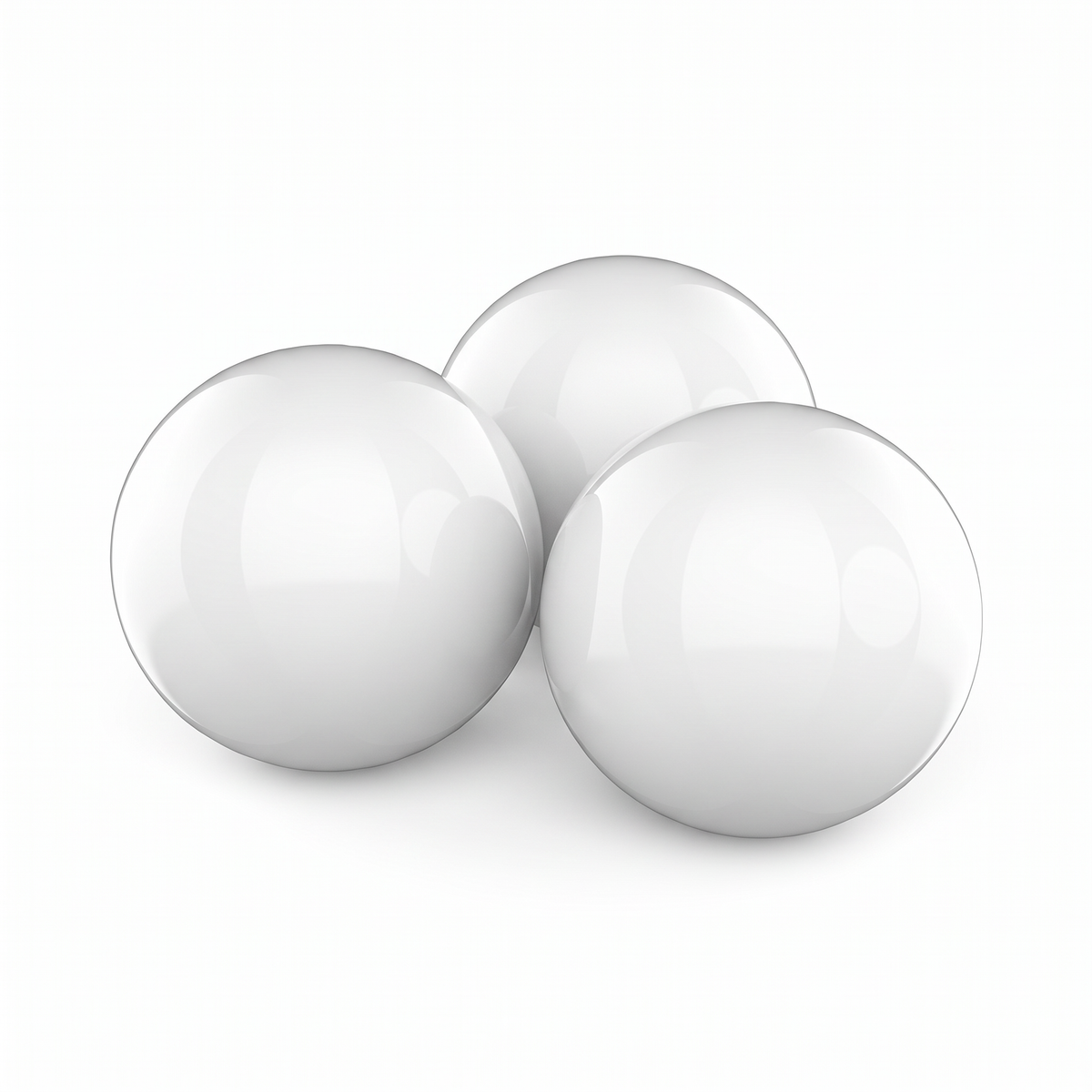 6mm white ceramic terp pearls for a 25mm quartz banger
