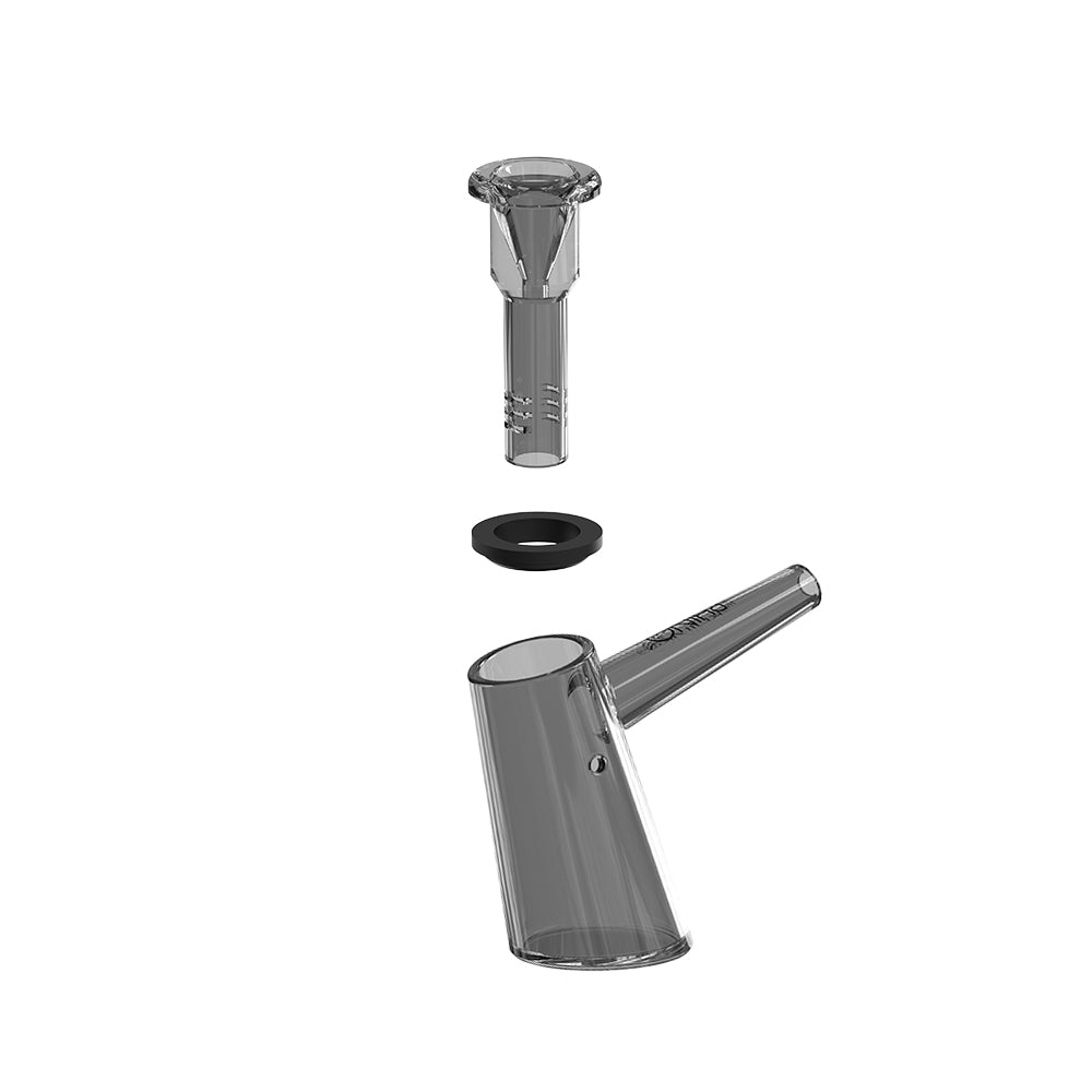 Smoked glass hammer style water bubbler – White Rhino EZ Clean V6