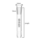 3.5" Glass On Glass 19/14 Downstem