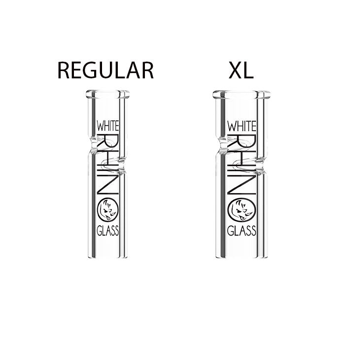 White Rhino 12MM Round XL Glass Tips