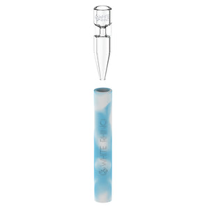 
            
                Load image into Gallery viewer, quartz glass nectar collector and chillum
            
        