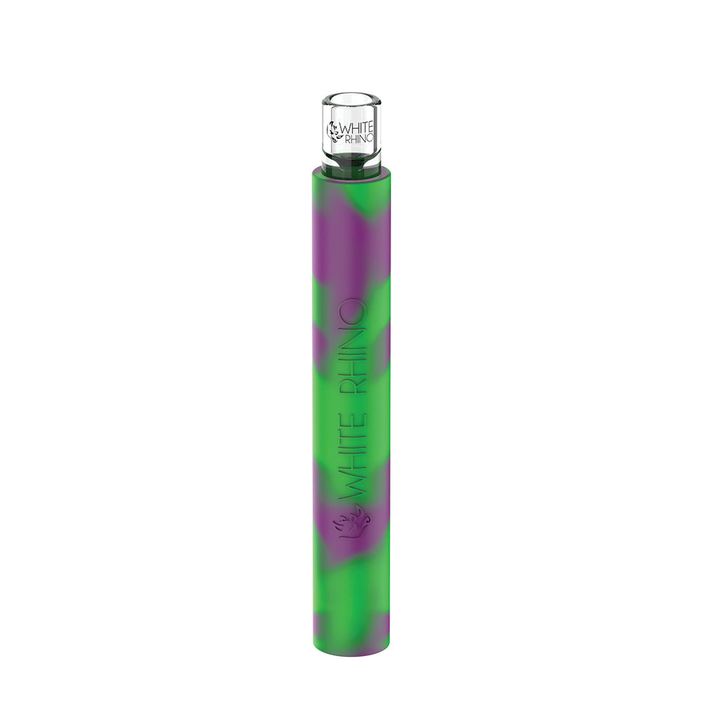 glass and silicone chillum