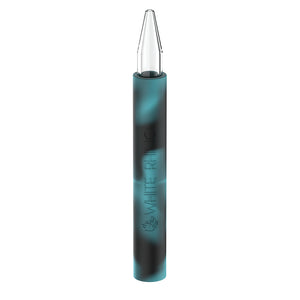 silicone and glass honey straw