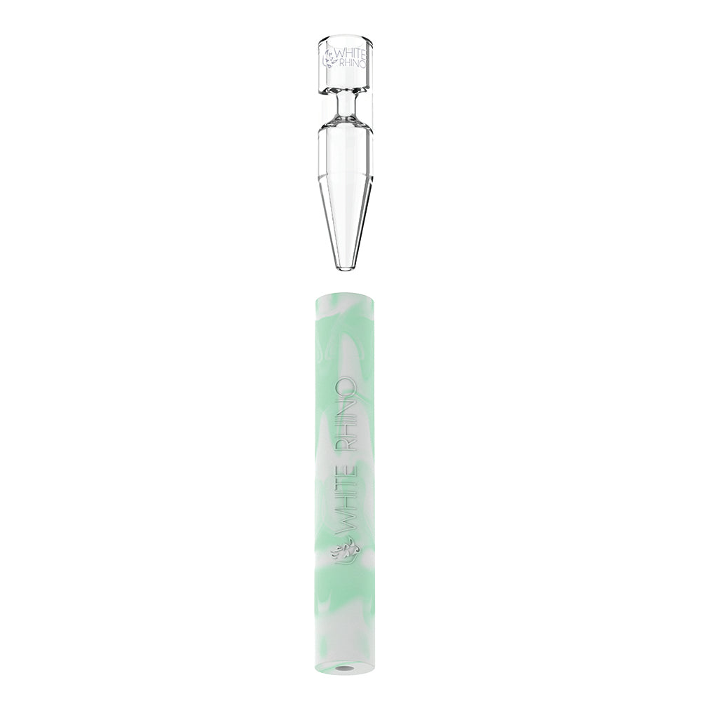 dab straw with quartz glass tip