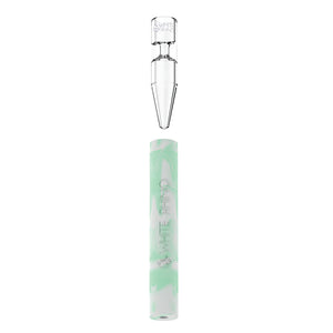 dab straw with quartz glass tip