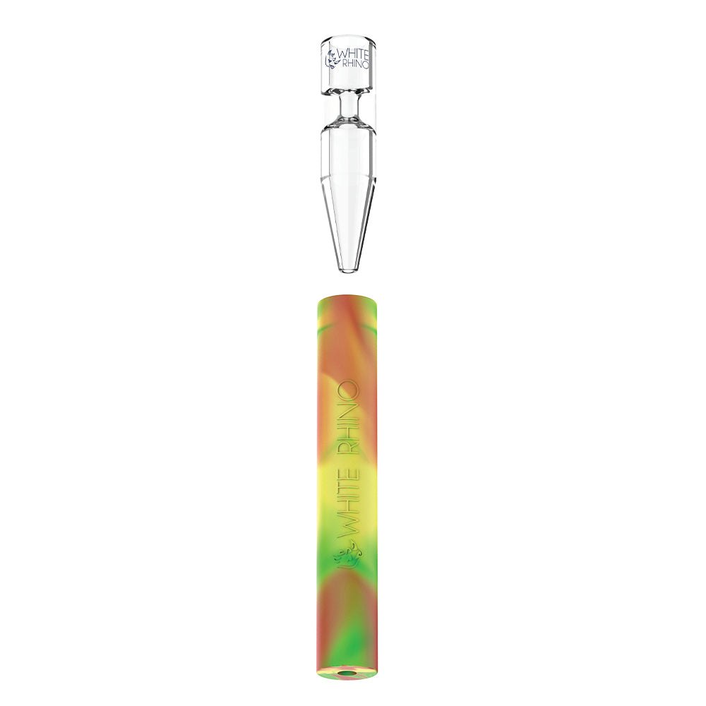Chillum to Straw PYREX - Rasta – White Rhino Products