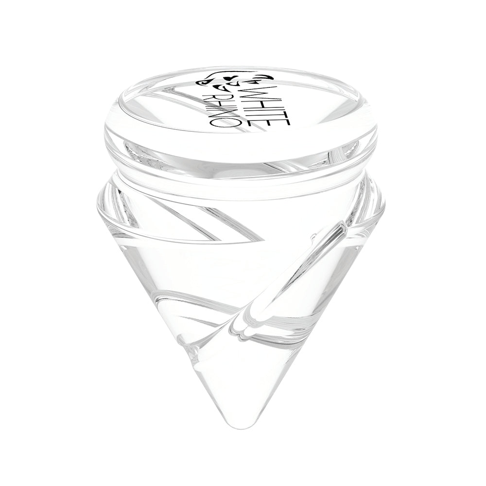 Glass Spinner Dab Cap – White Rhino Products