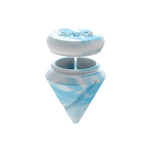 siicone jar that holds a 6mm terp pearl and concentrate storage