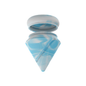 silicone jar for wax, spinner carb cap and storage all in one