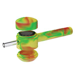 rasta color dab straw and dry pipe