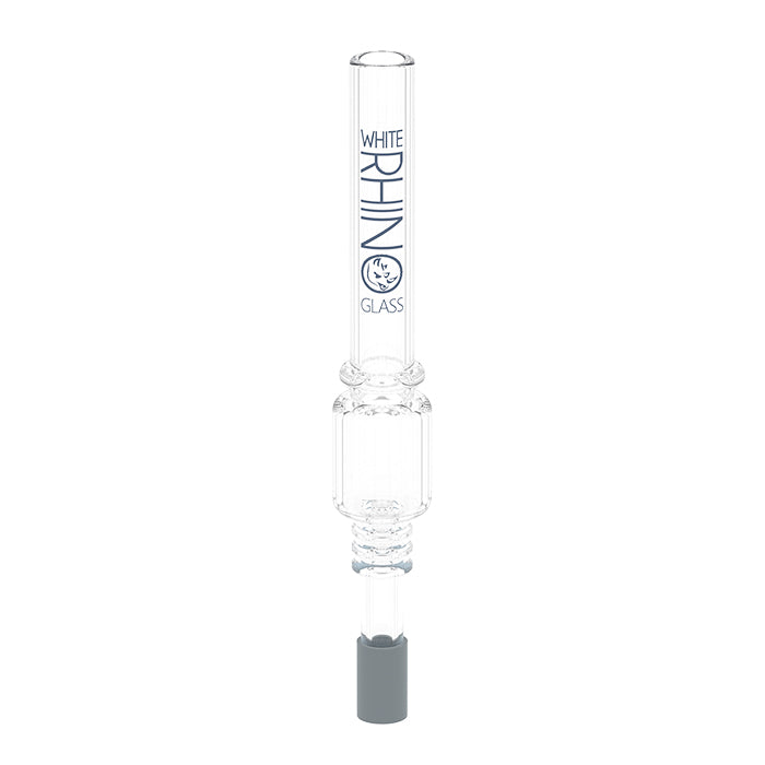 White Rhino Glass Chillums Glass Steam Roller Glass Tips White white-rhino-glass-chillums-glass-steam-roller-glass-tips-white
