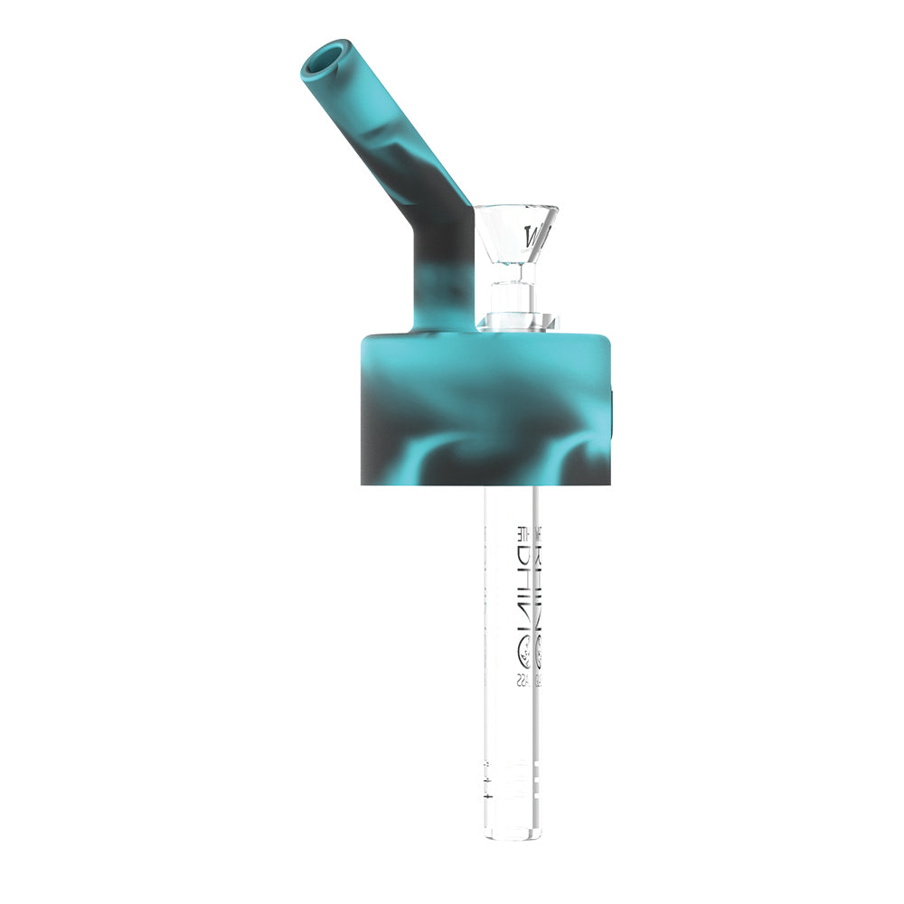 Pop Top Waterpipe Adaptor - Turquoise Black