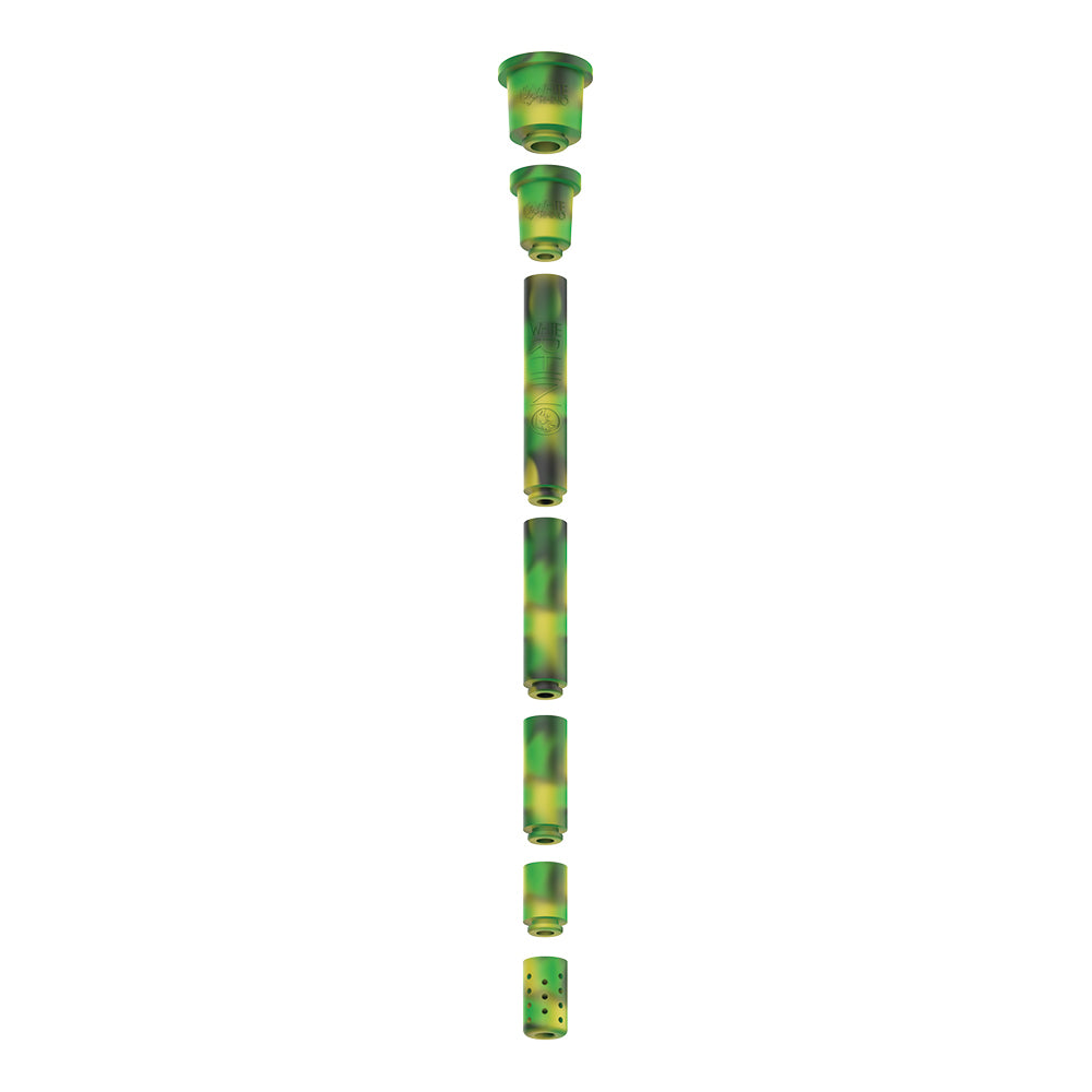 
            
                Load image into Gallery viewer, Adjustable Silicone Downstem - Green Black
            
        